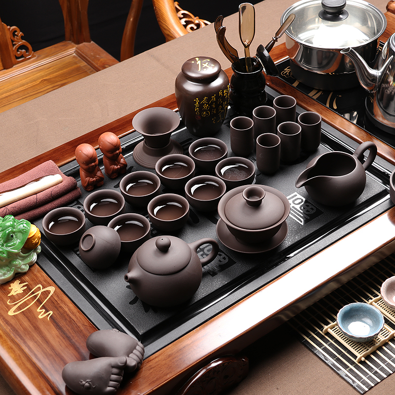这里高端大气的茶具套装,喝水都变得独具"情调",品味惬意时光_文化_网